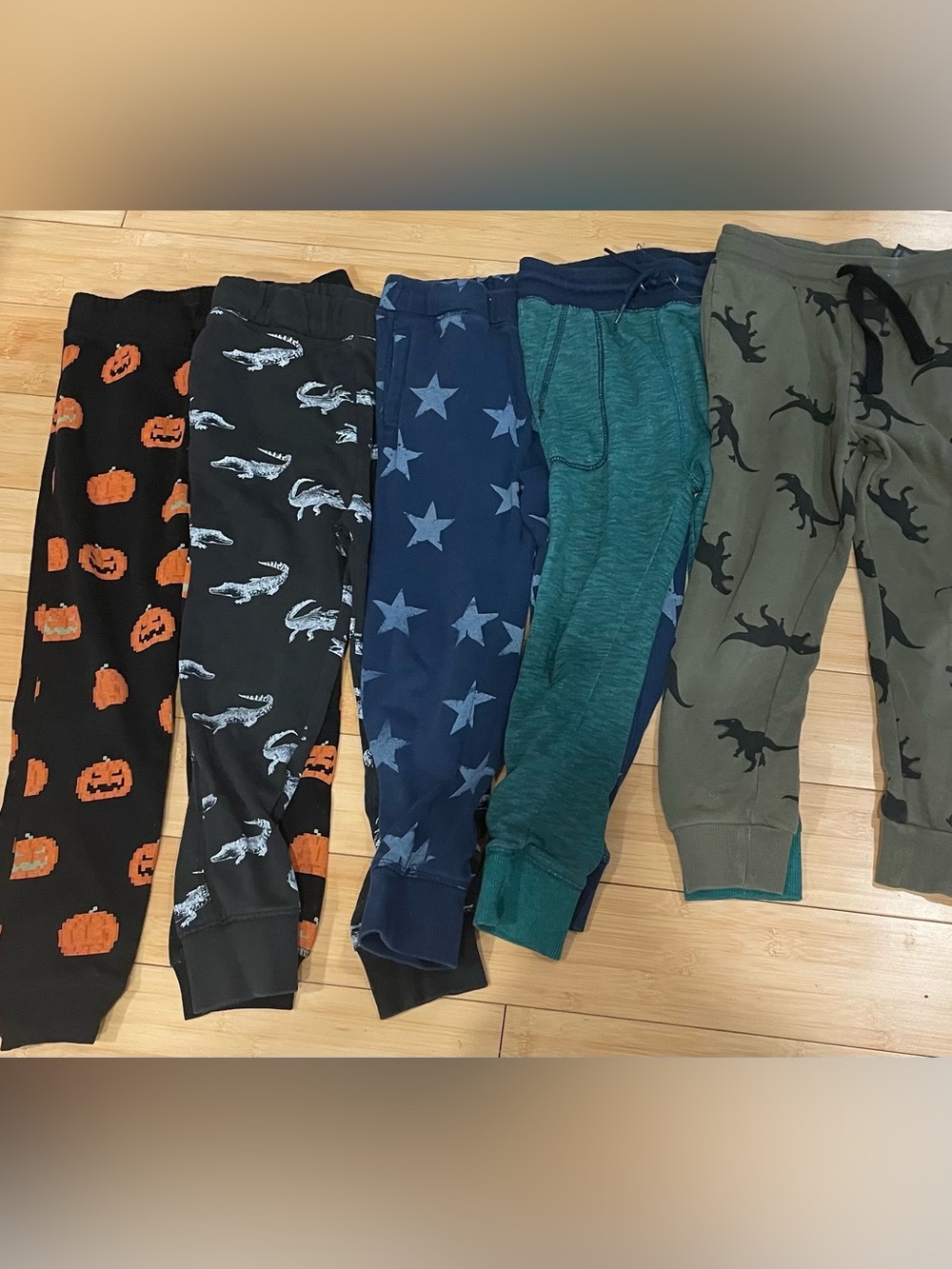 LIKE NEW! BUNDLE! 5 PAIRS! H&M Cotton Toddler Kids Play Sweat Pants Sz 5-6